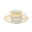 Dankotuwa Kane Gold 6+6 Coffee Coffee Cup And Saucer - Kane-0692/693