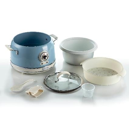 Ariete Vintage Multipurpose Rice Cooker/Slow Cooker 2904, Blue