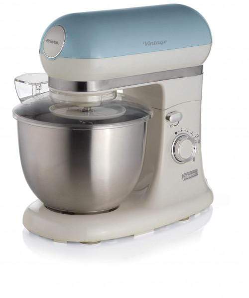 ARIETE VINTAGE KITCHEN MACHINE CREAM/BLUE, 1588-BL