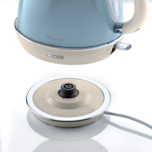 Ariete Vintage Kettle 1,7L, Cream/Blue, 2869