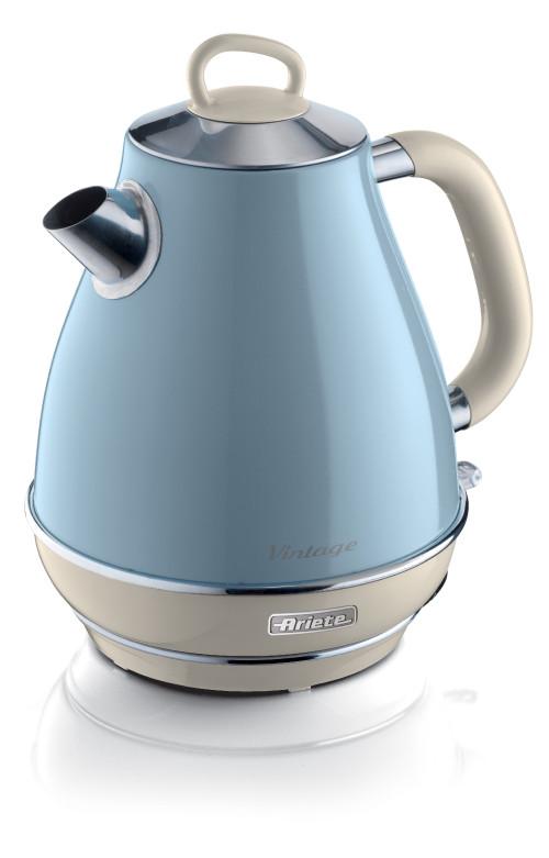 ARIETE VINTAGE KETTLE 1,7L, CREAM/BLUE, 2869