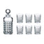 Bohemia Crystal Glass Diamond Whiskey Set - Clear - 5391265