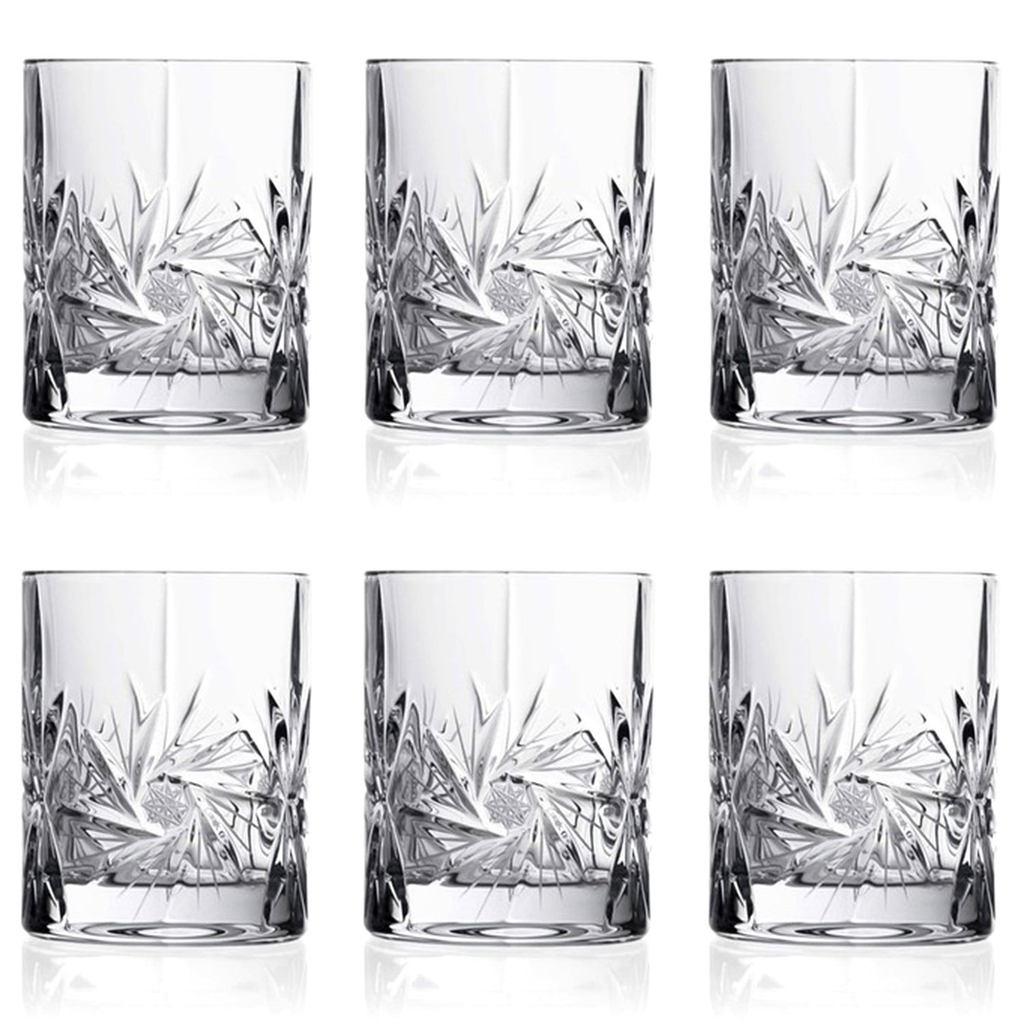 Bohemia Crystal Glass Pressed Hand Cut Short Tumbler - Clear - 5391707 - Jashanmal Home