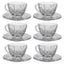 Bohemia Crystal Glass Sherine Cup And Saucer Set - Clear, 26008_623 - 5392132