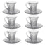 Bohemia Crystal Glass Wellington Cup And Saucer Set - Clear_57001_842 - 5392160