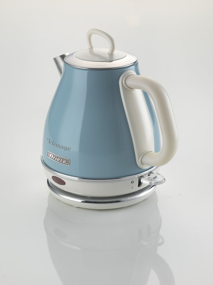 Ariete Vintage Kettle 1L, Cream/Blue, 2868 – Jashanmal Kuwait
