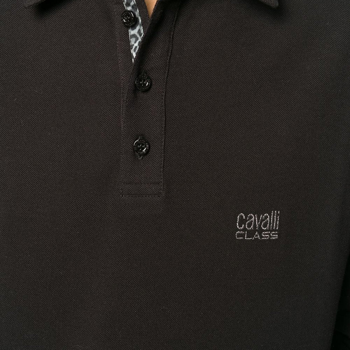 Cavalli Class Polo T-Shirt - Black - B3Jub75936571899 899