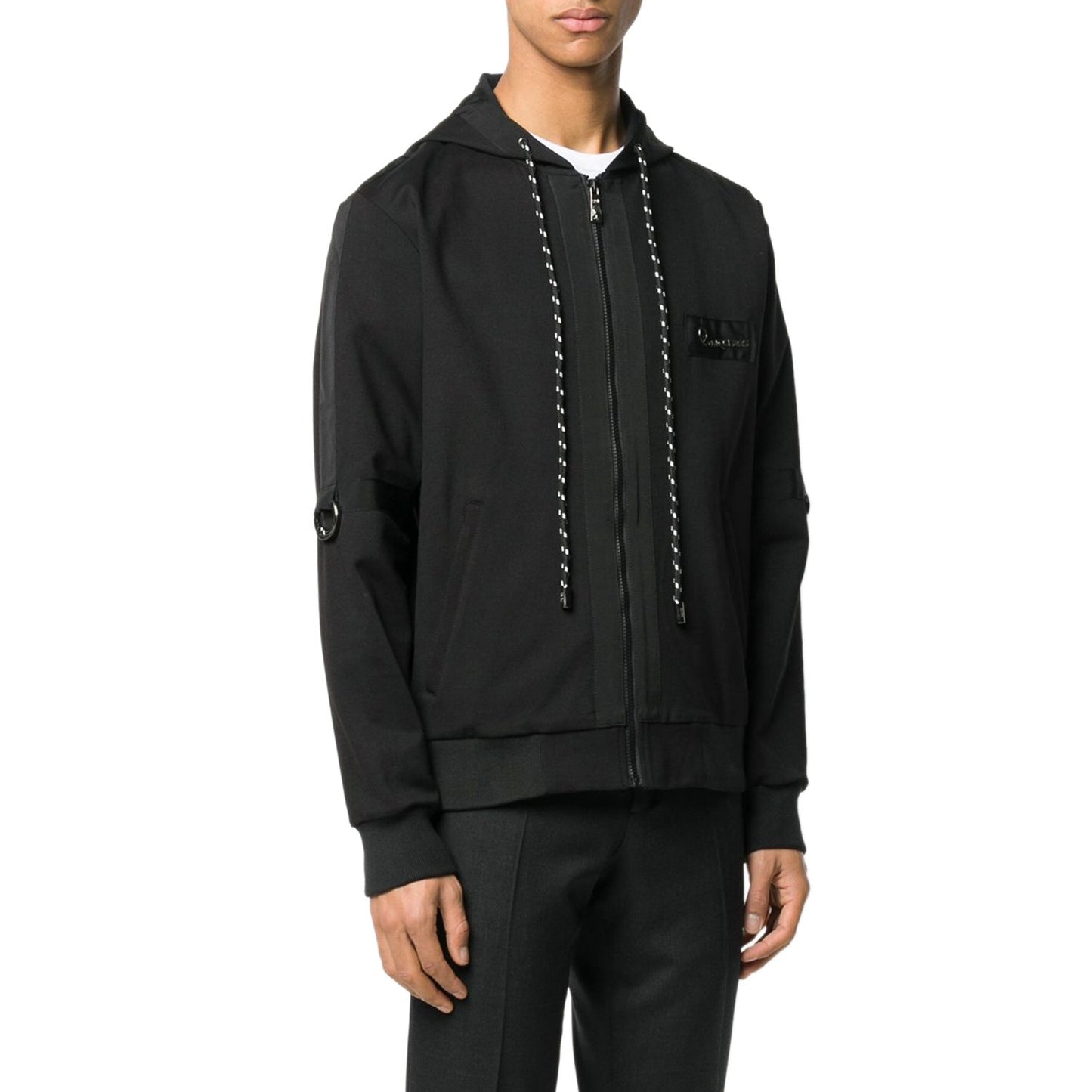 Cavali Class Logo Patch Light Zip-Up Hoodie - Black - B7Jub70591187899 899