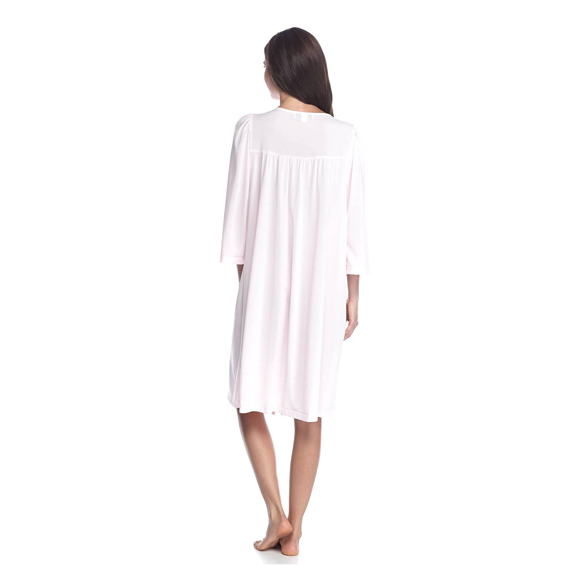 Miss Elaine Tricot Nightgown - Pink - 35809Pink