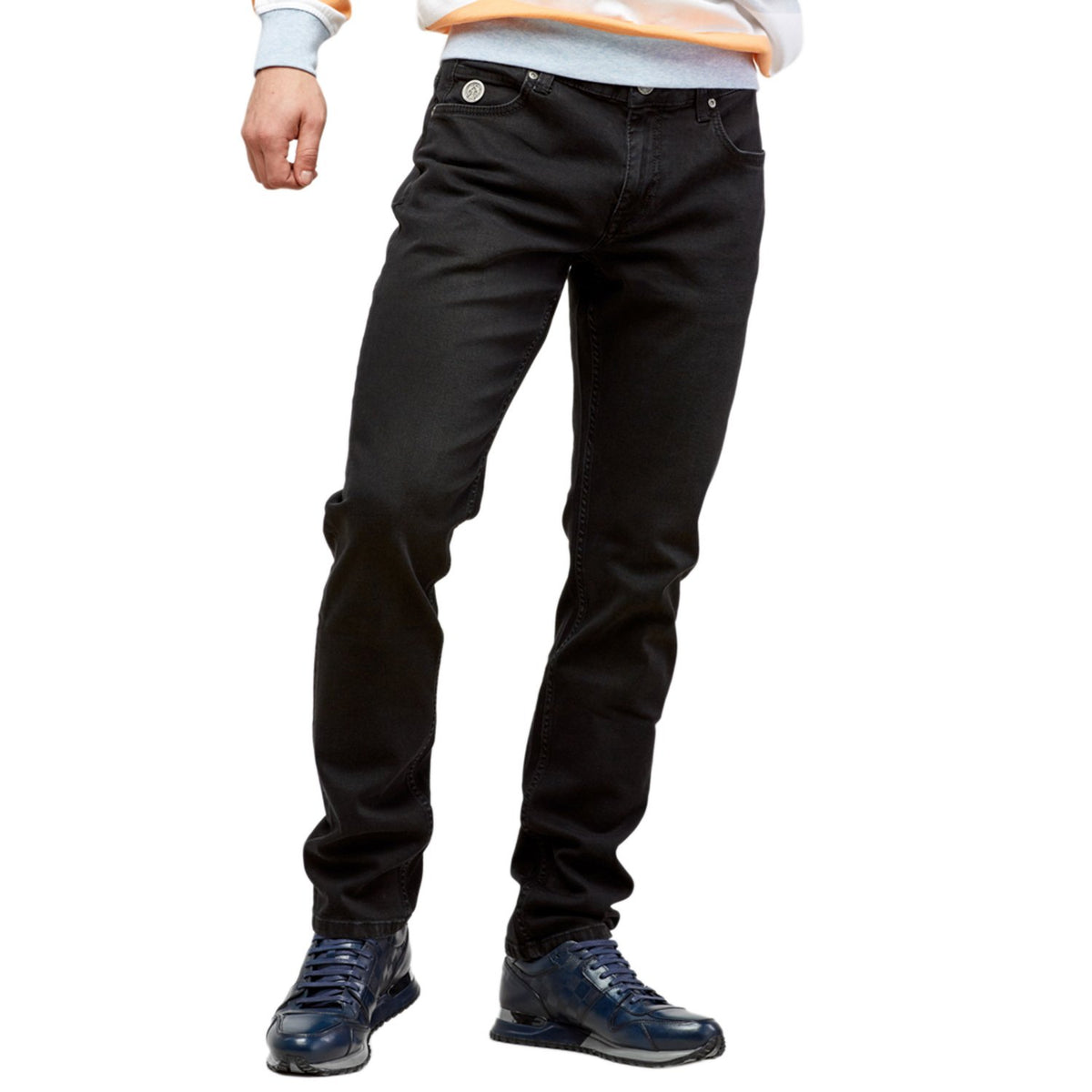 Campione Classic Straight Trousers - Black - 1777601 93000 3234