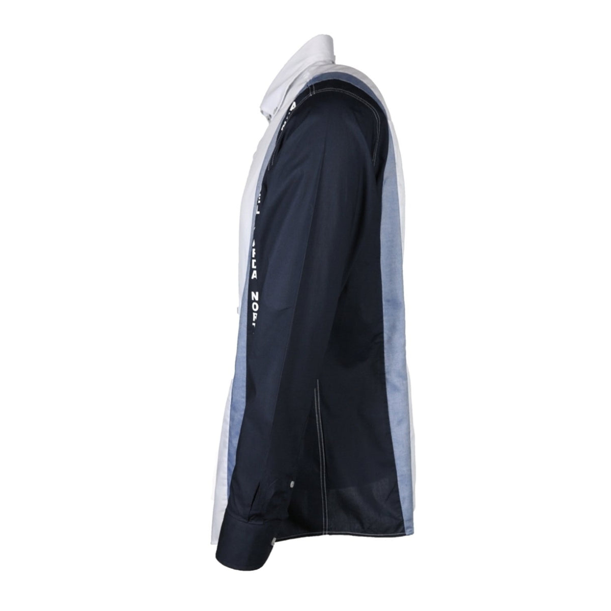 Campione Del Garda Sporty Casual Shirt - Yachting Blue And White - 1807013 10011
