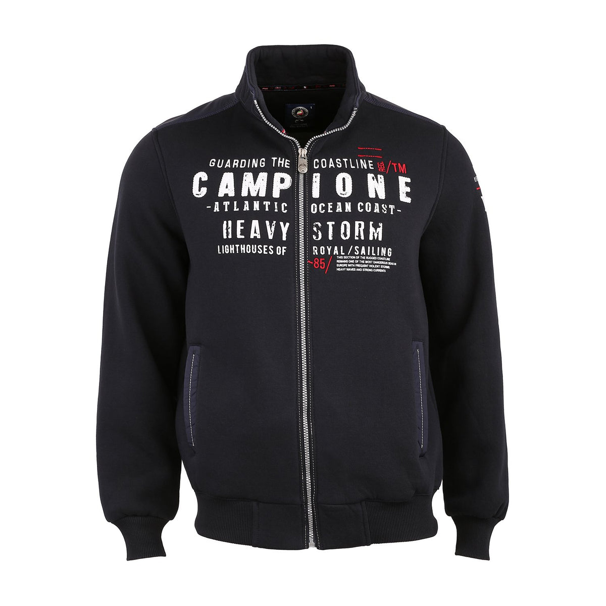 Campione Sporty Sweat Jacket - Navy Blue - 2427020 85400 L