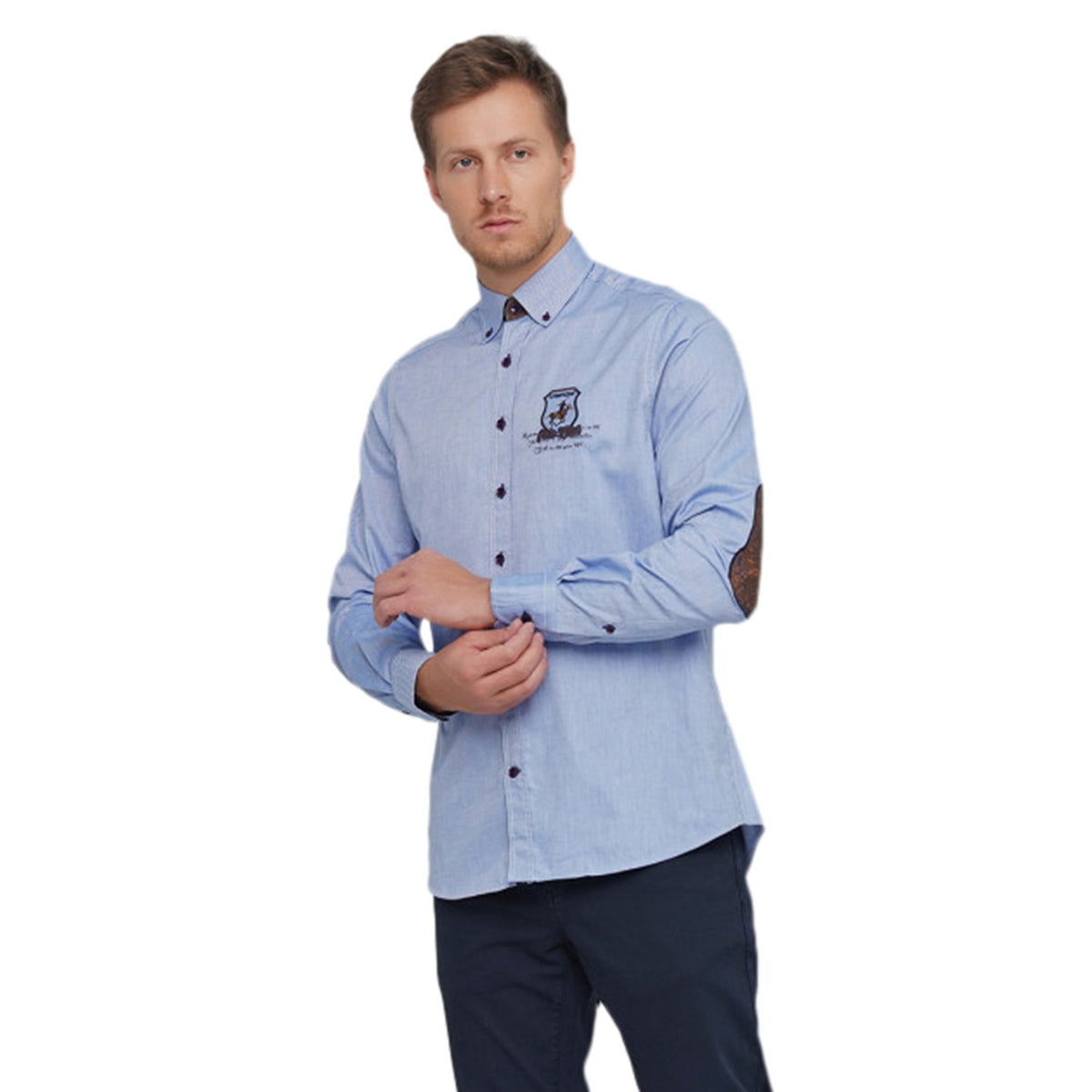 Campione Blackout Shirt - Blue - 2707233 83100 M