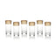 Combi Angelique Long Tumblers - Clear And Gold, Set Of 6 - G369Z-25/1