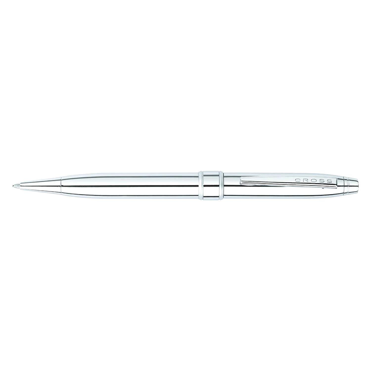 Cross Stratford Chrome Ballpoint Pen - Silver - AT0172-1 - Jashanmal Home