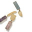 Decorista Agate Cheese Knives - Multicolour, Set Of 3 - Dchm-Jsml-013