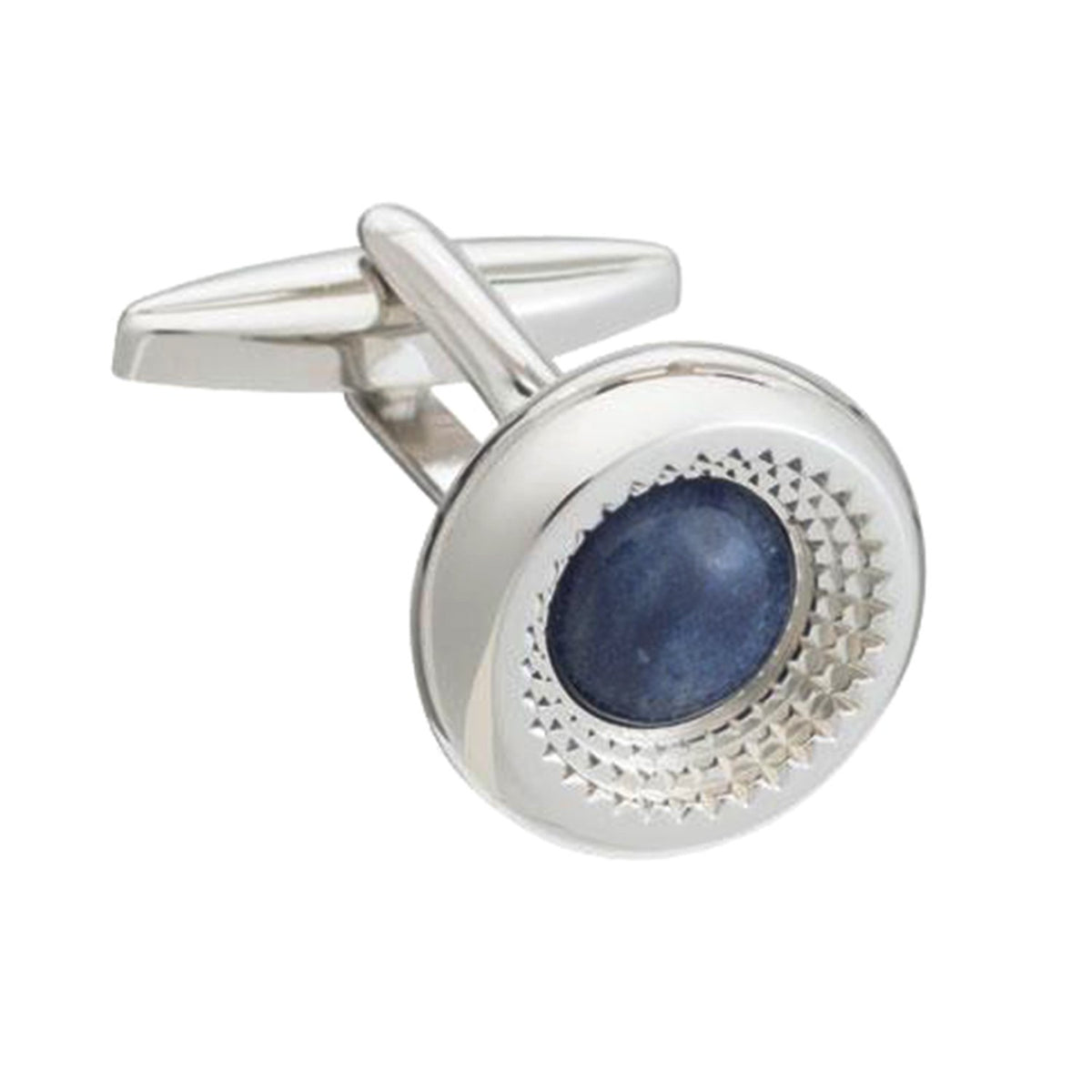Elizabeth Parker Rib in Adverturine Cufflinks - AEPCL2850 NA