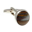 Elizabeth Parker Round Cab Tiger Iron Cufflinks - Aepcl2080 Na