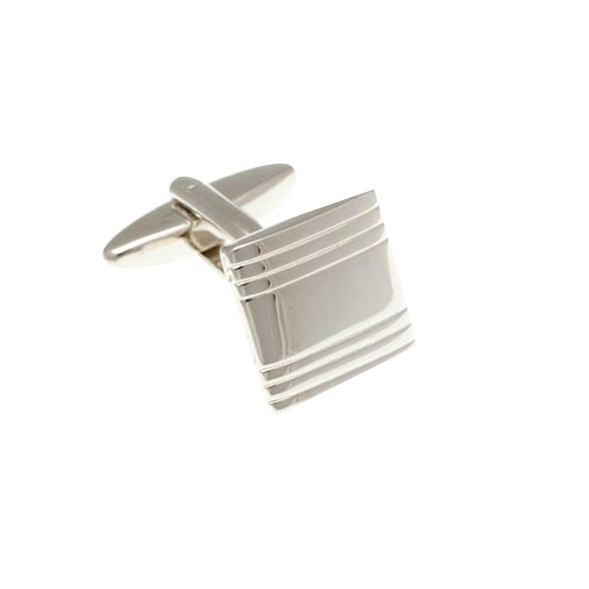 Elizabeth Parker Elizabeth Parker Striped Square Cufflinks - AEPCB028 NA