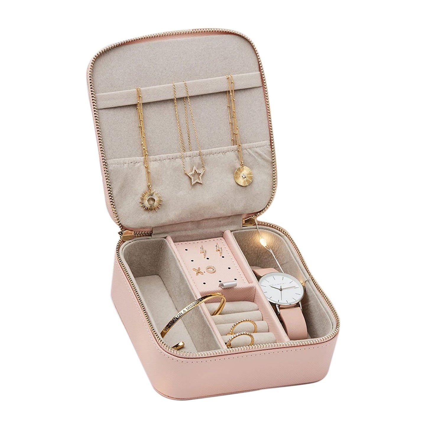 Estella Bartlett Square Jewellery Box - Blush - Ebp3250