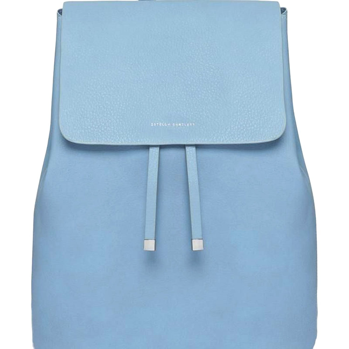 Estella Bartlett Copperfield Drawstring Backpack - Sky Blue with Bagtag Stone and Dinosaur Charm - EBP3516
