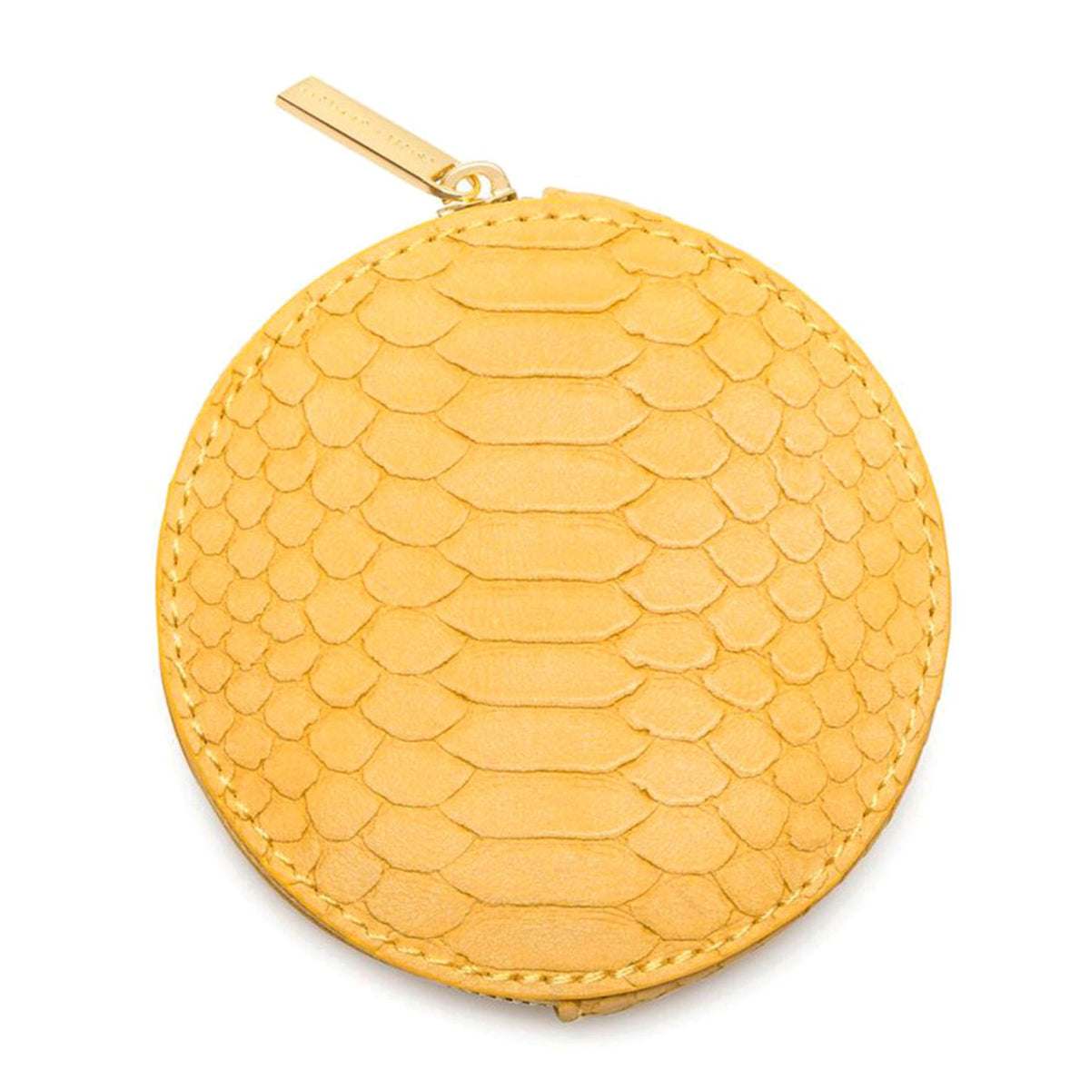 Estella Bartlett Circle Coin Purse - Mustard Snake - Ebp3623