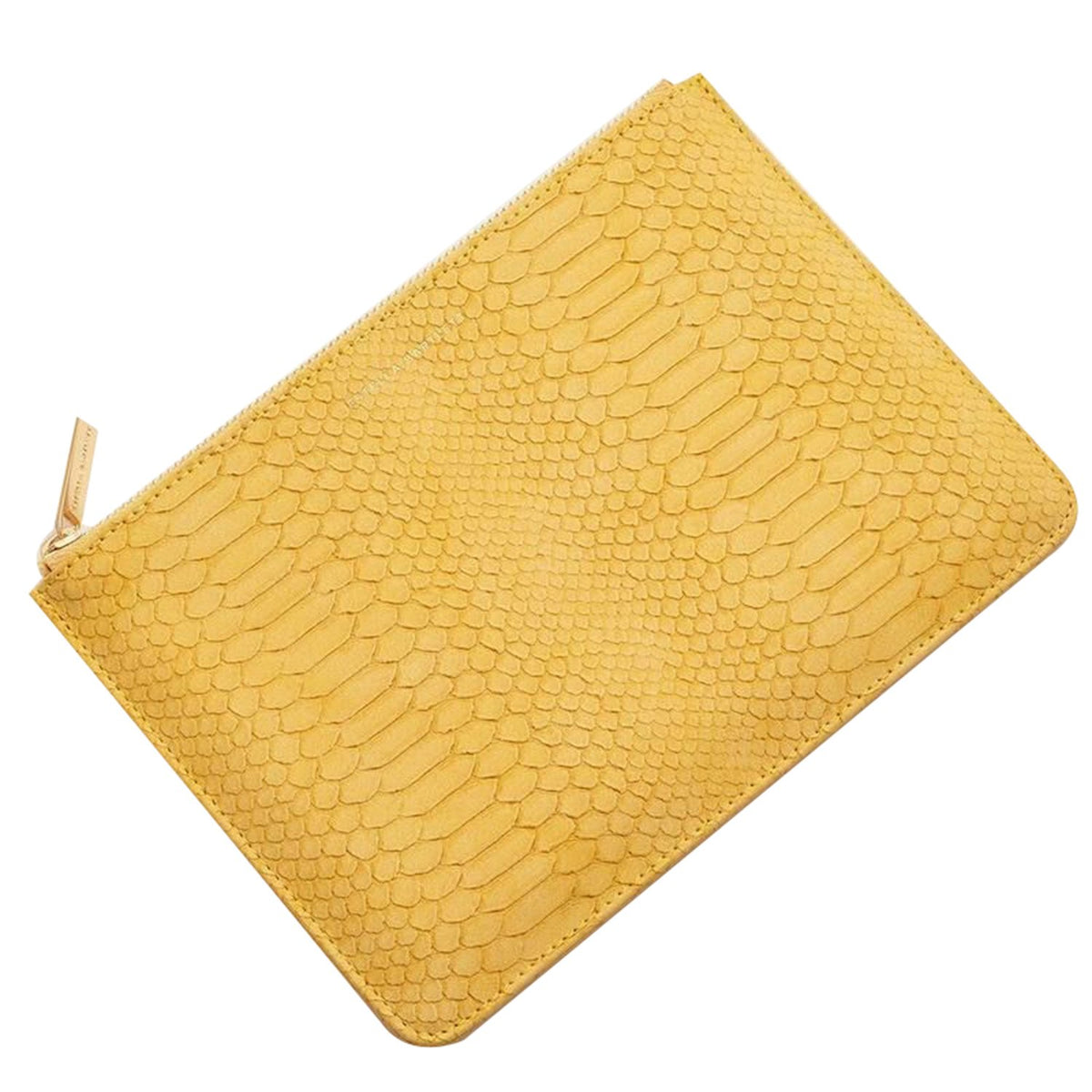 Estella Bartlett Medium Pouch - Mustard Snake - Ebp3626