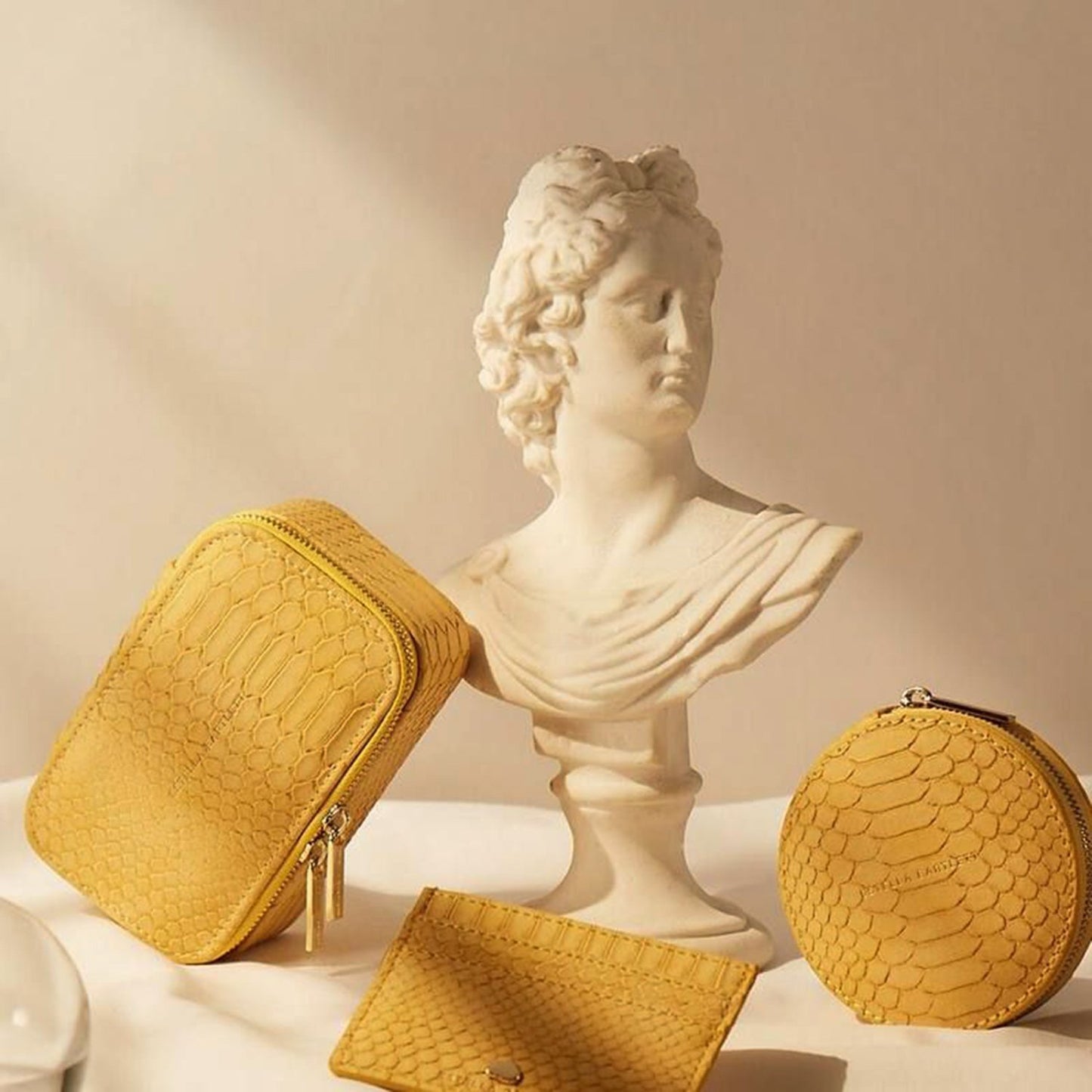 Estella Bartlett Mini Jewellery Box - Mustard Snake - Ebp3630