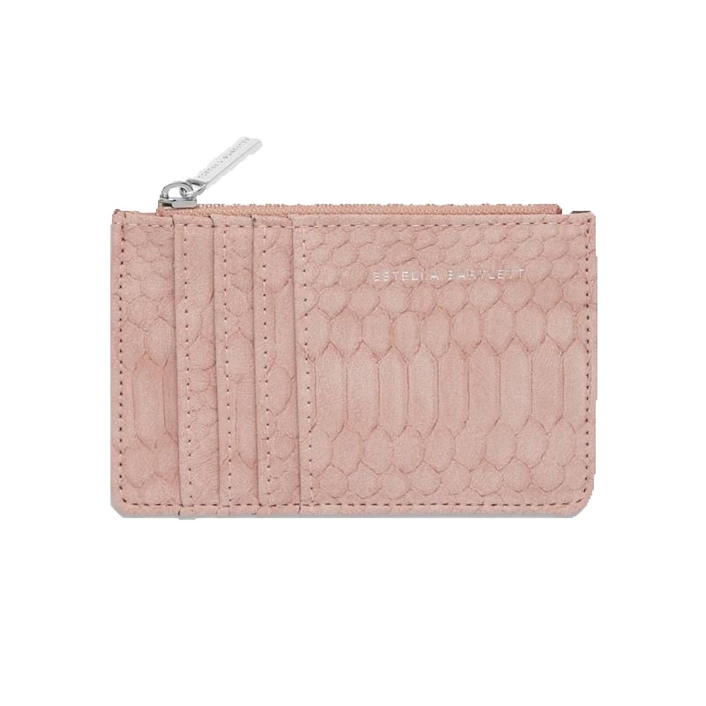 Estella Bartlett Rectangle Card Purse - Blush Snake - EBP3677