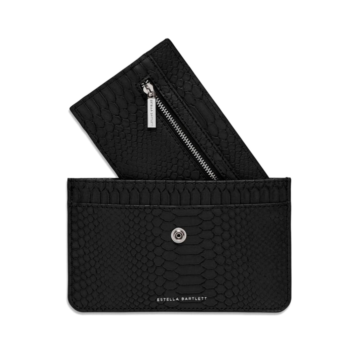 Estella Bartlett Travel Document Wallet - Black Snake - Ebp3724