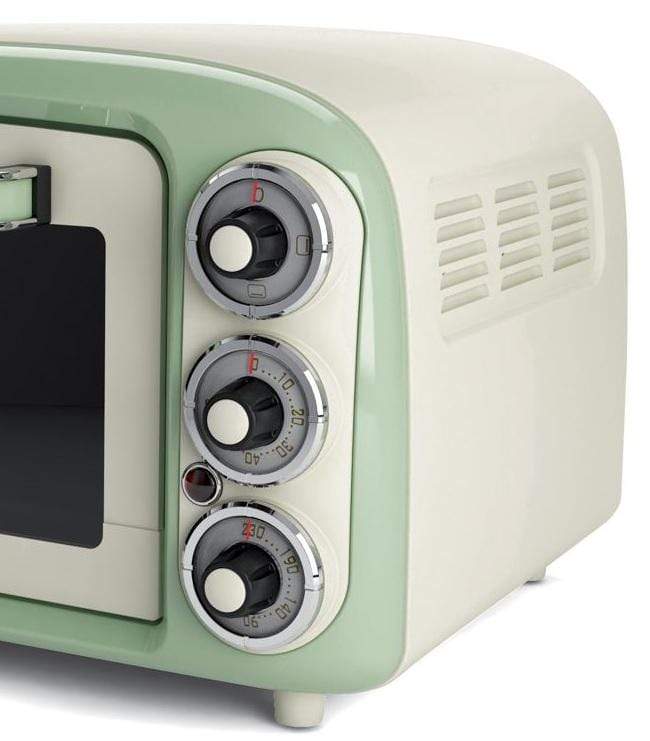 Ariete Vintage Electric Oven Cream/Green, 979-Gr