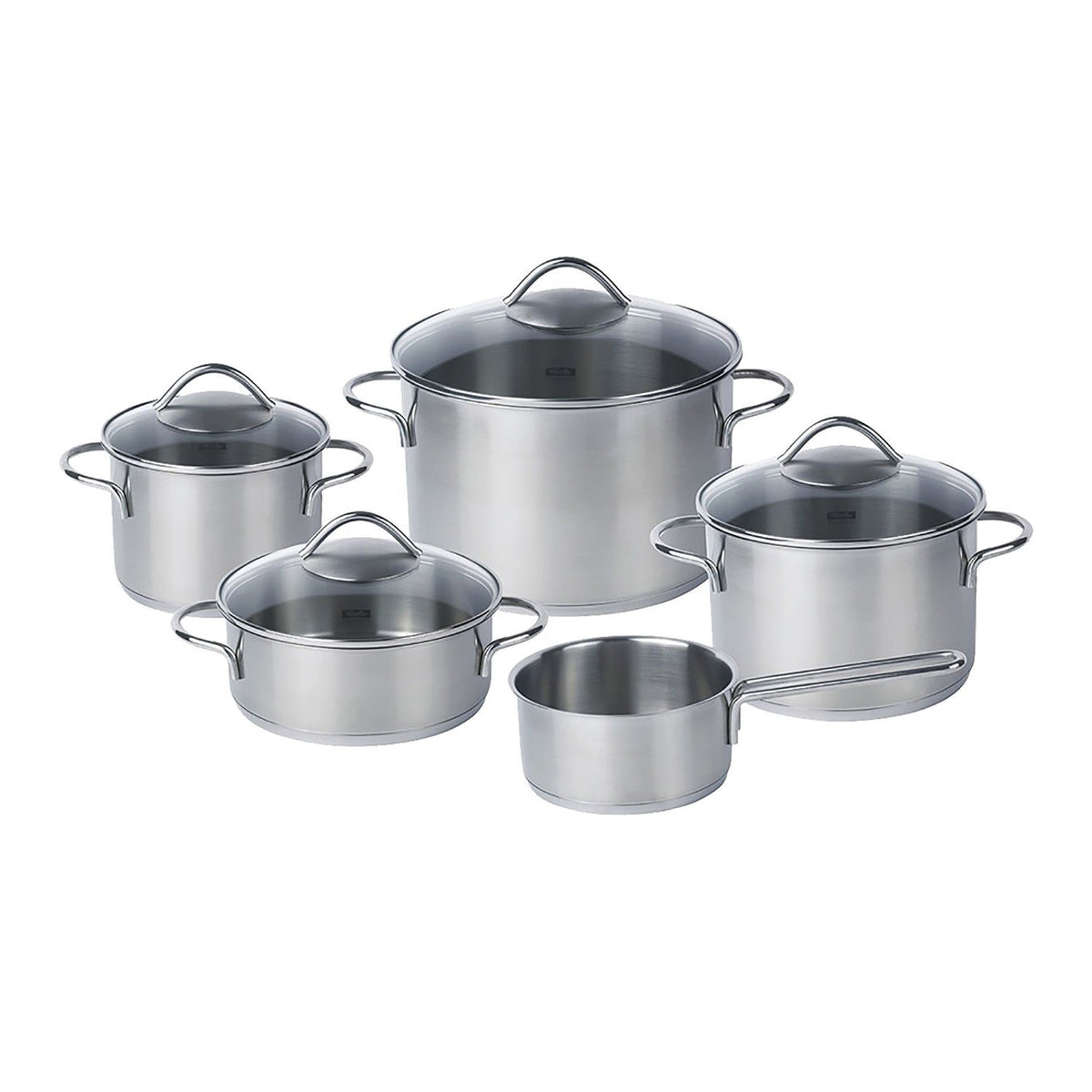 Fissler Vienna 9 Piece Cookware Set - Silver - 082-115-05-002/0 - Jashanmal Home