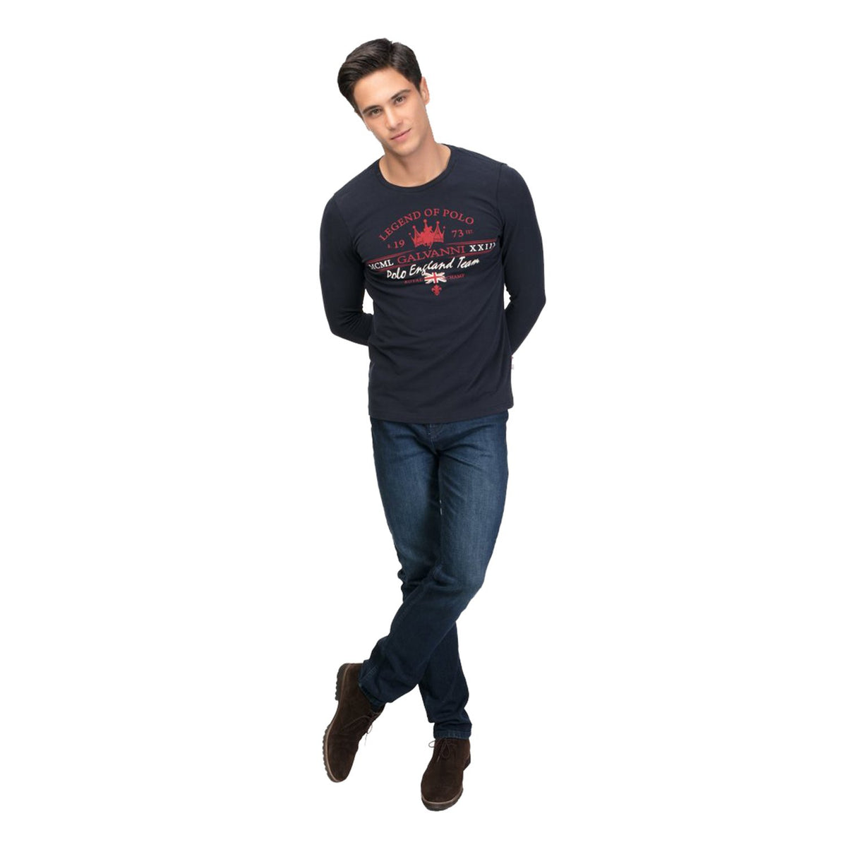 Galvanni Urmiri T-Shirt - Dress Blue - Glvwm83160271