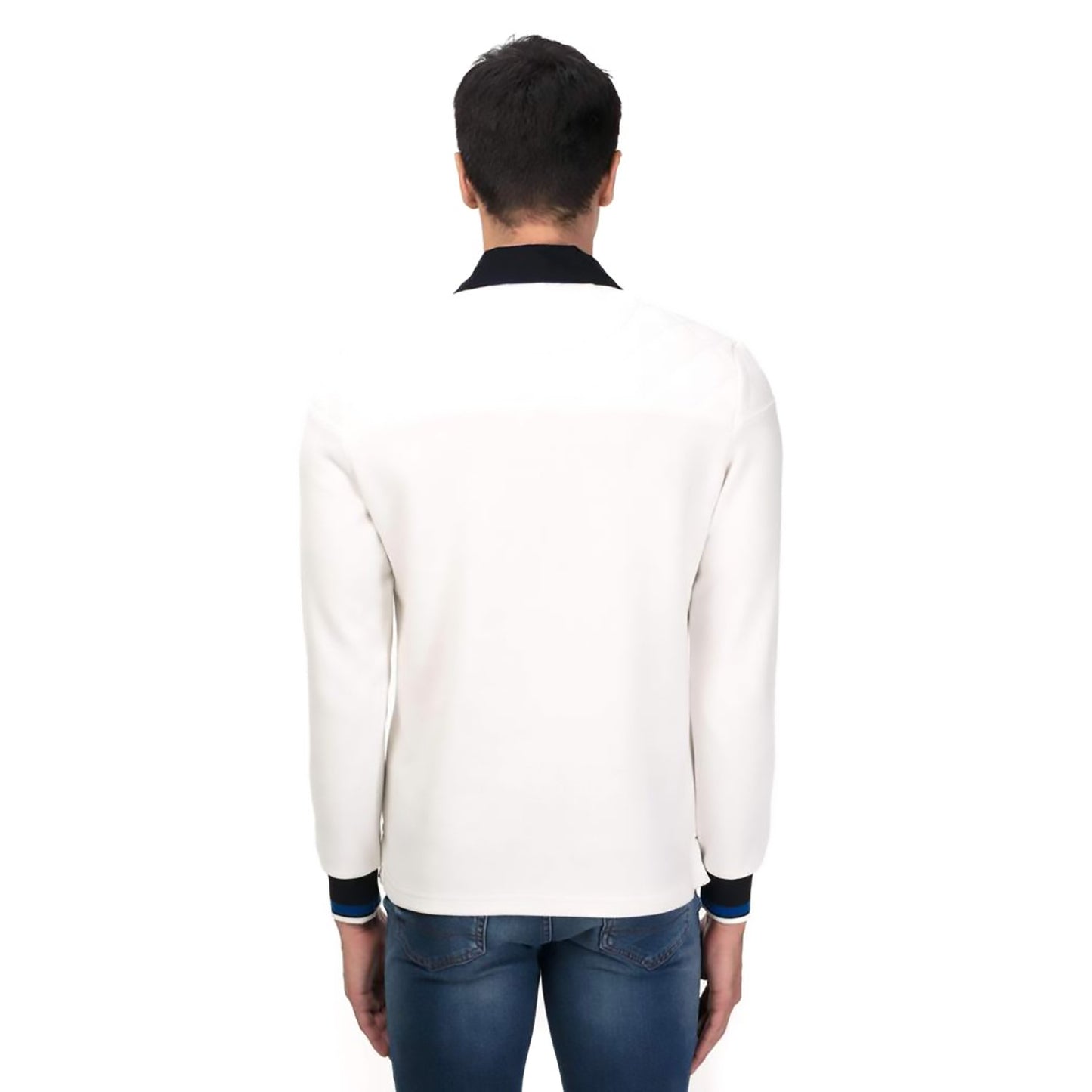 Galvanni Polo Sweater - White And Black - Glvwm13160081