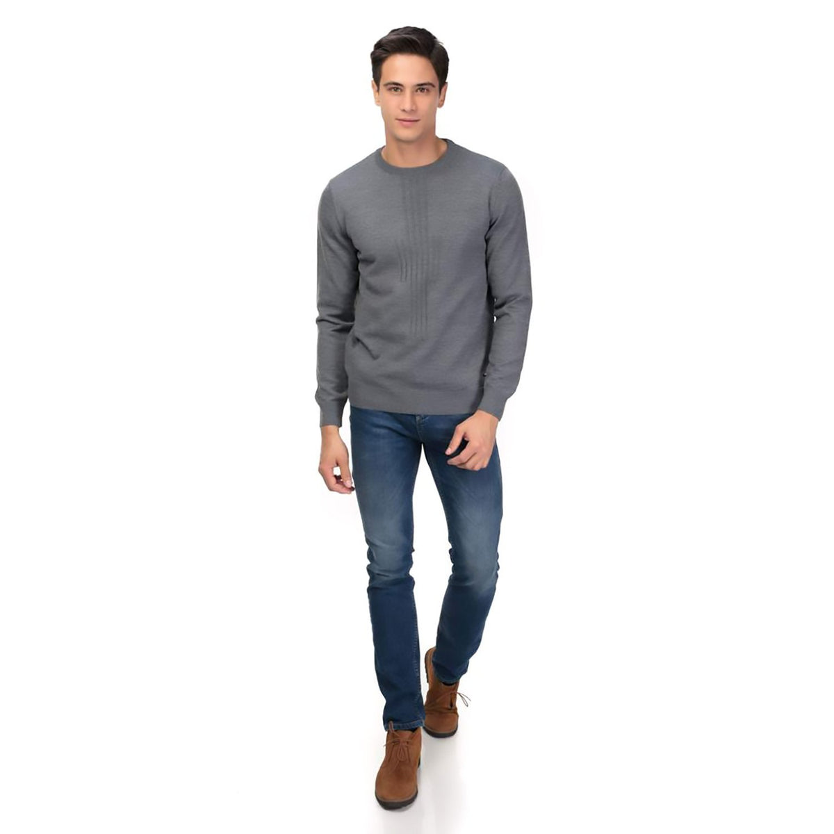Galvanni Burrel Sweater - Grey - Glvwm32560171