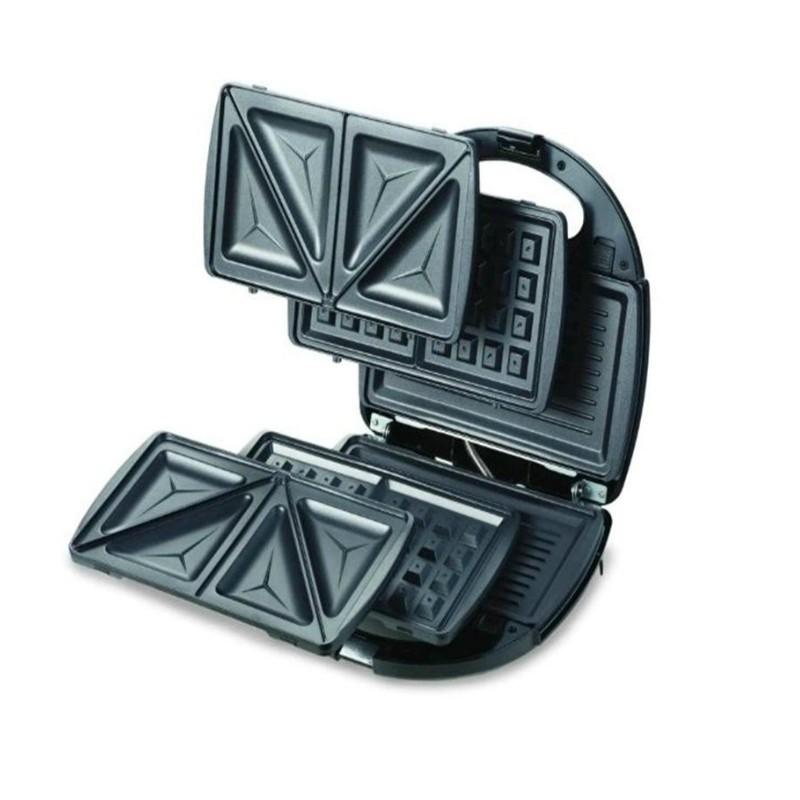 Kenwood  3In1 Sandwich Maker, Black - Smm01A0Bk