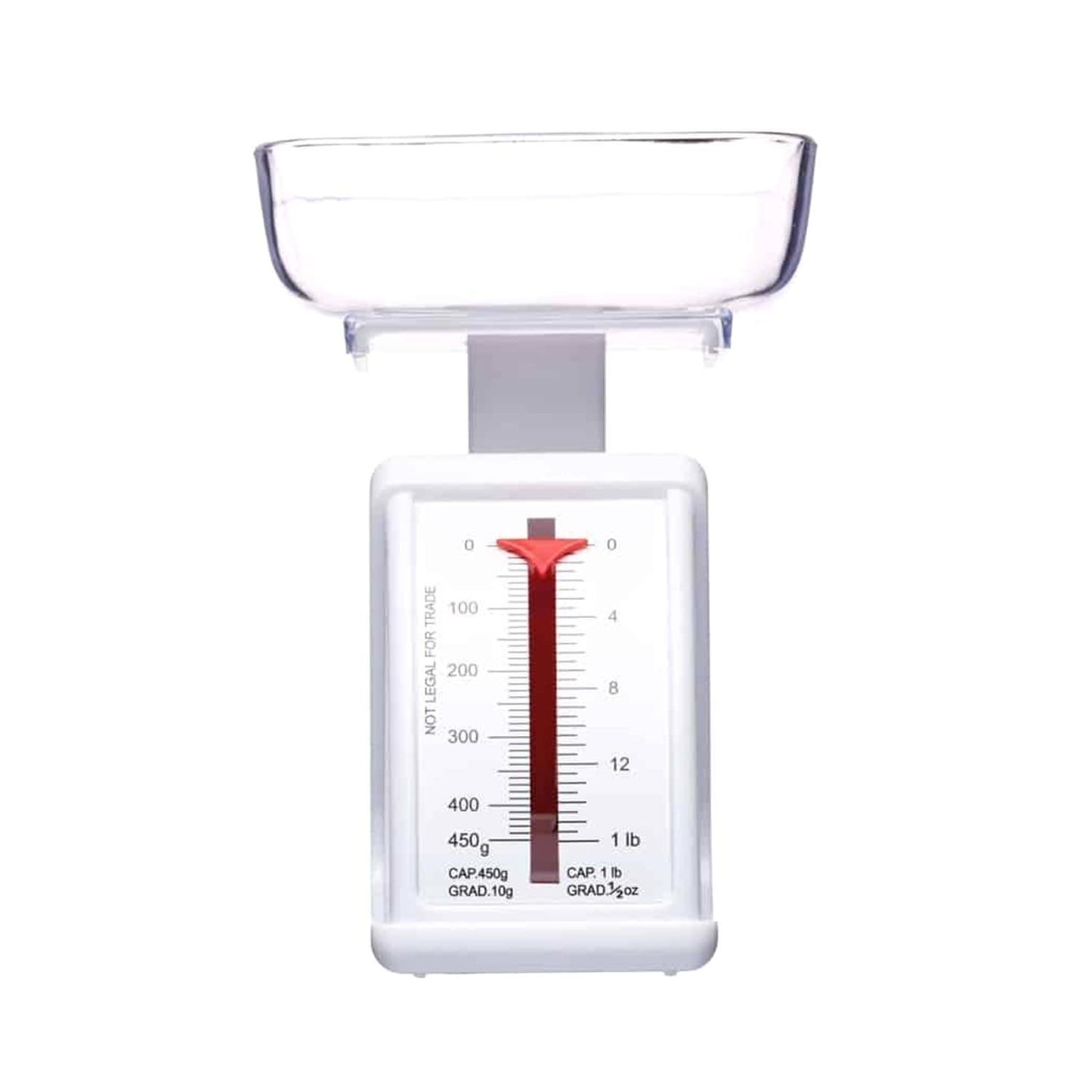 KITCHEN CRAFT MECHANICAL DIET SCALE - CLEAR AND WHITE - KCSCALE110