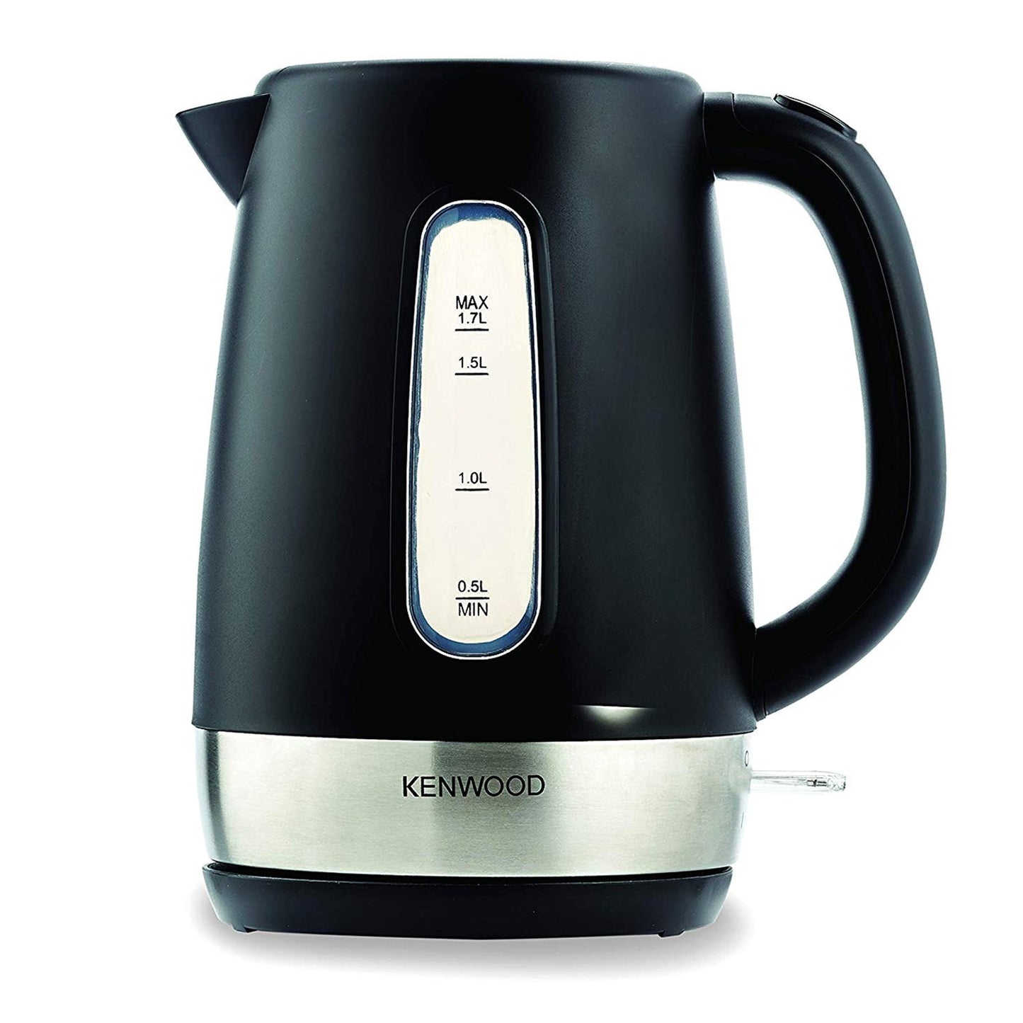 Kenwood Cordless Plastic Electric Kettle - Black and Silver - ZJP01.A0BK - Jashanmal Home