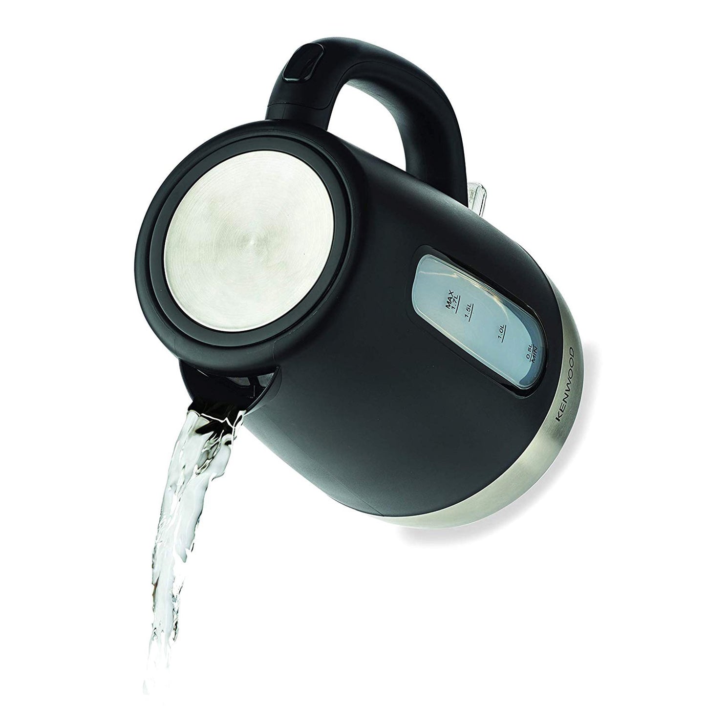 Kenwood Cordless Plastic Electric Kettle - Black and Silver - ZJP01.A0BK - Jashanmal Home