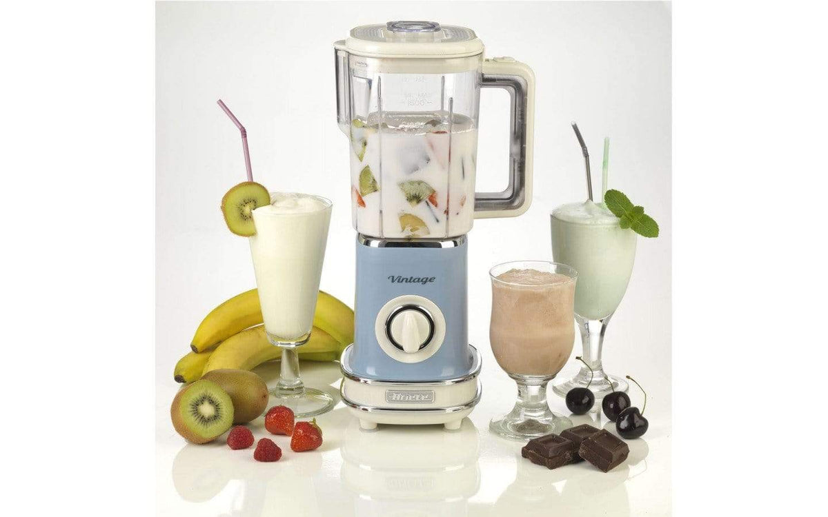 Ariete Vintage Blender 1.5L Cream/Blue 568