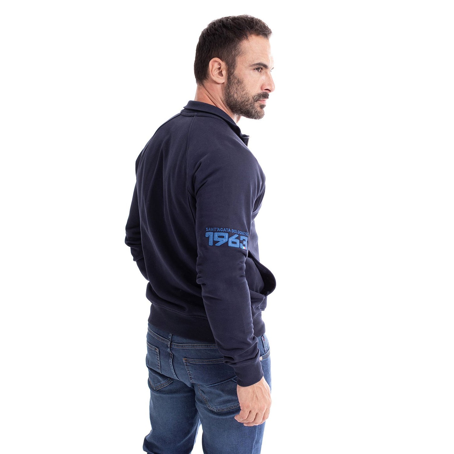 Lamborghini Logo Patch Light Sweatshirt - Navy - B7Xub7F130264240 240