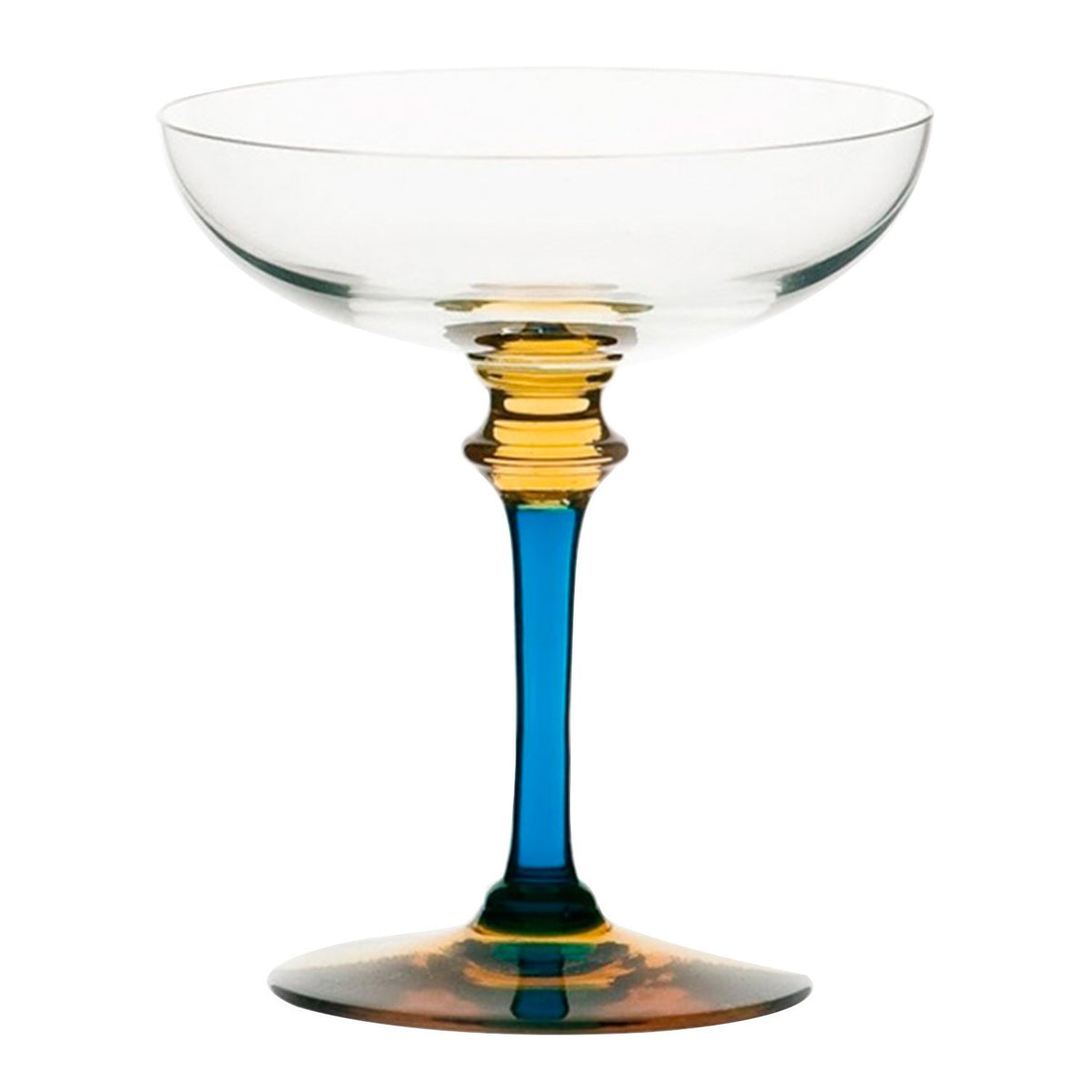 La Rochere Saphir Champagne Glass - Clear And Blue - 173801