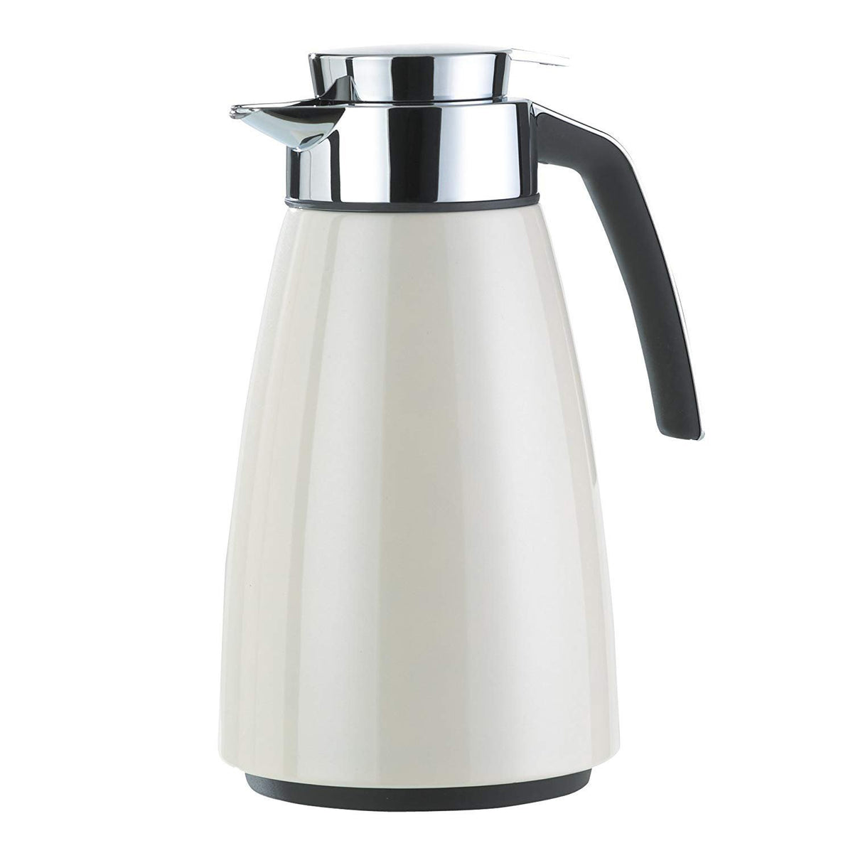Emsa Bell Quick Tip Flask - Crome and White, 1.5 Litres - 2259230 - Jashanmal Home