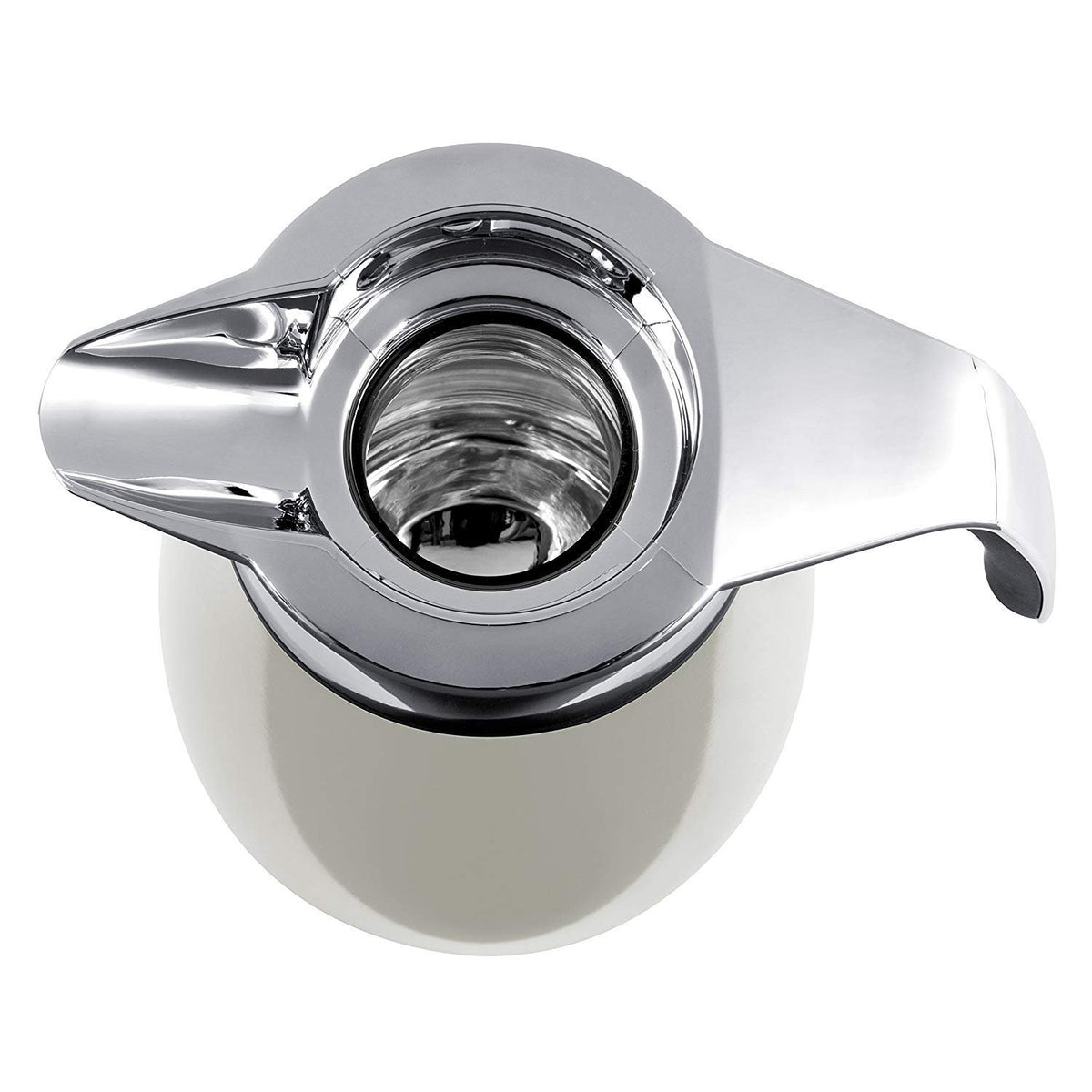 Emsa Bell Quick Tip Flask - Crome and White, 1.5 Litres - 2259230 - Jashanmal Home