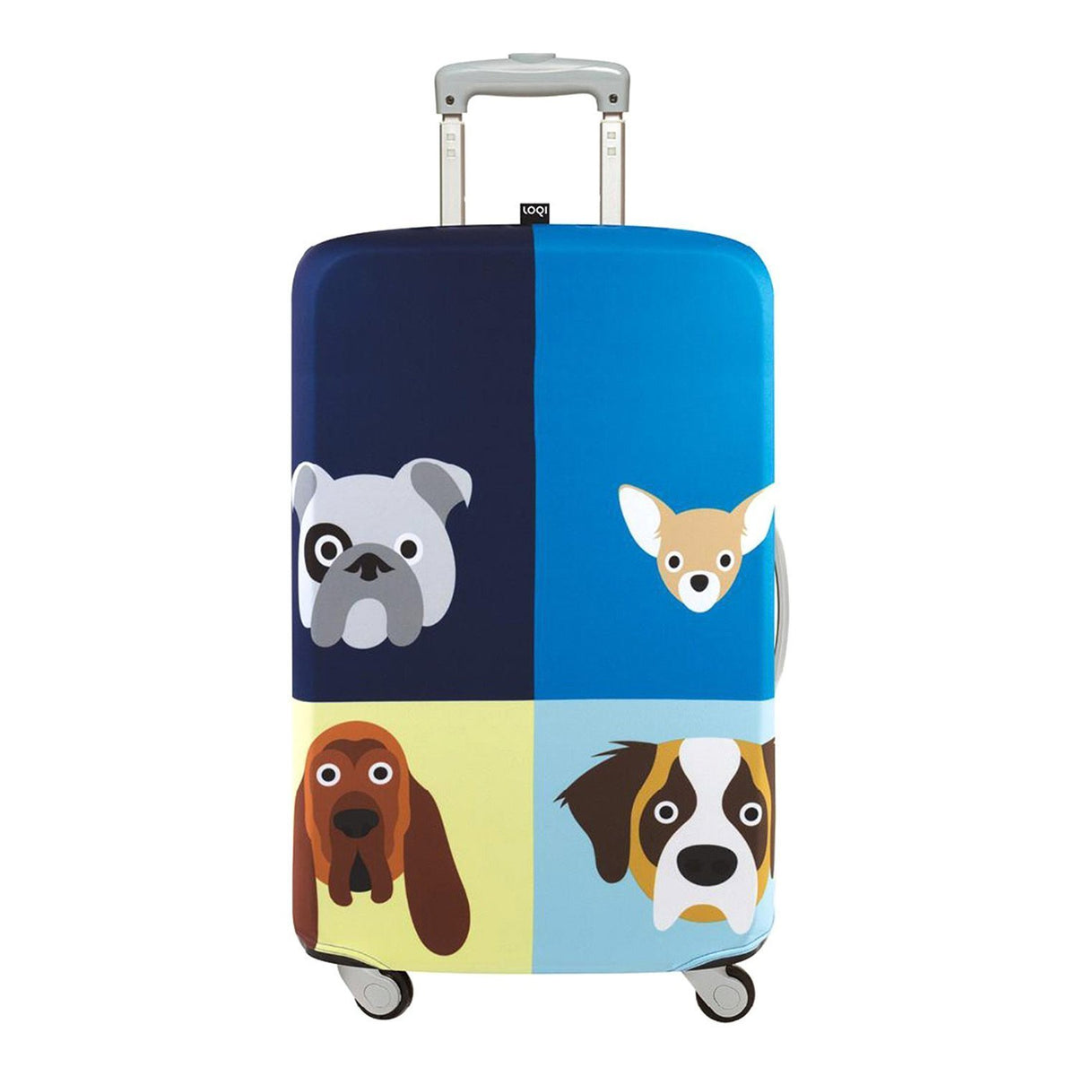 Loqi Artist Stephen Cheetham Dogs Luggage Cover - LM.SC.DO