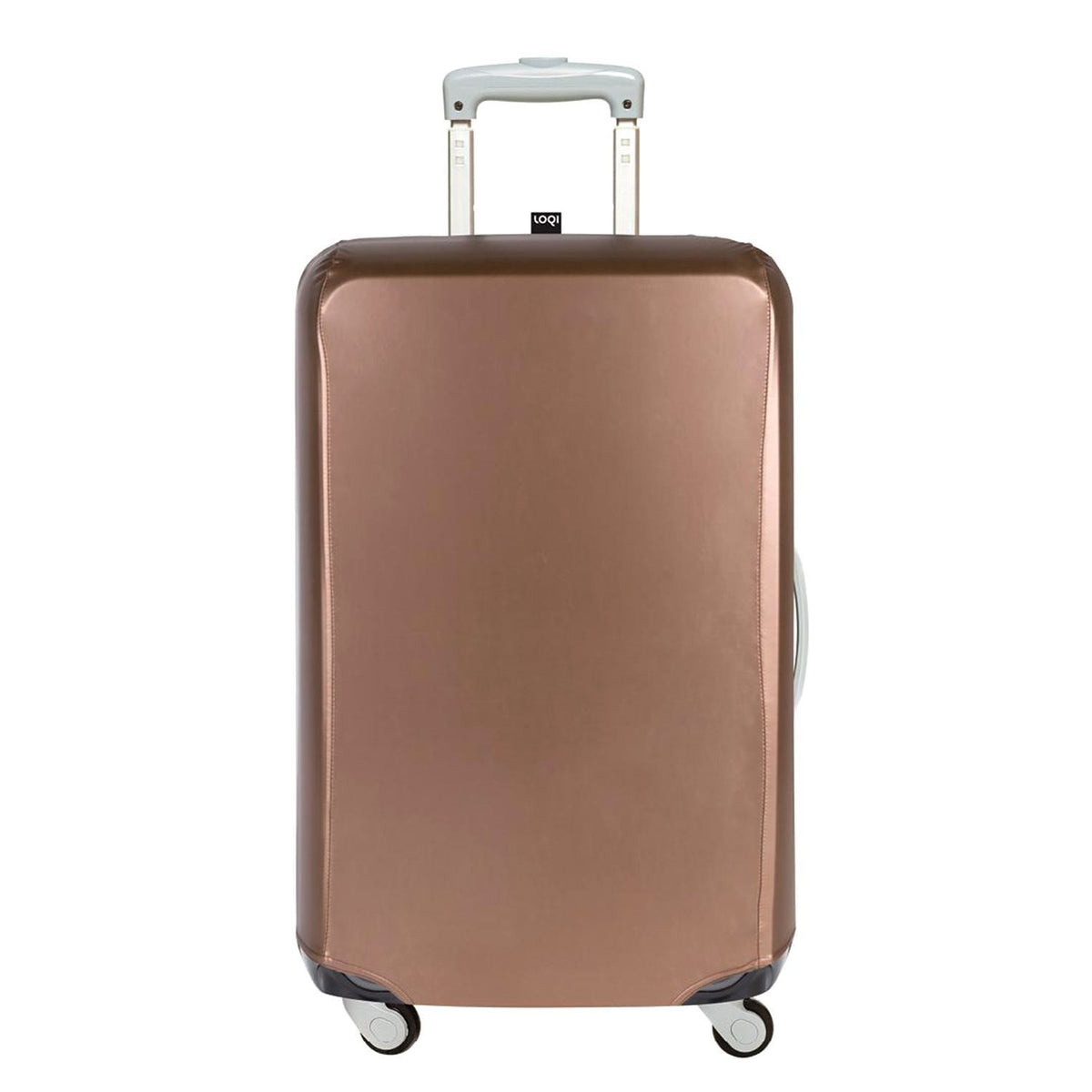 Loqi Luggage Cover - Metallic Rose Gold, Small - LS.ME.RO - Jashanmal Home
