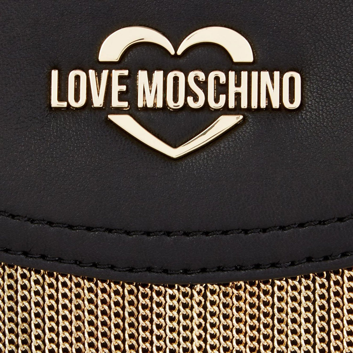 Love Moschino Chain Fringe Crossbody Bag - Nero - Jc4251Pp08Kh0000 Osz