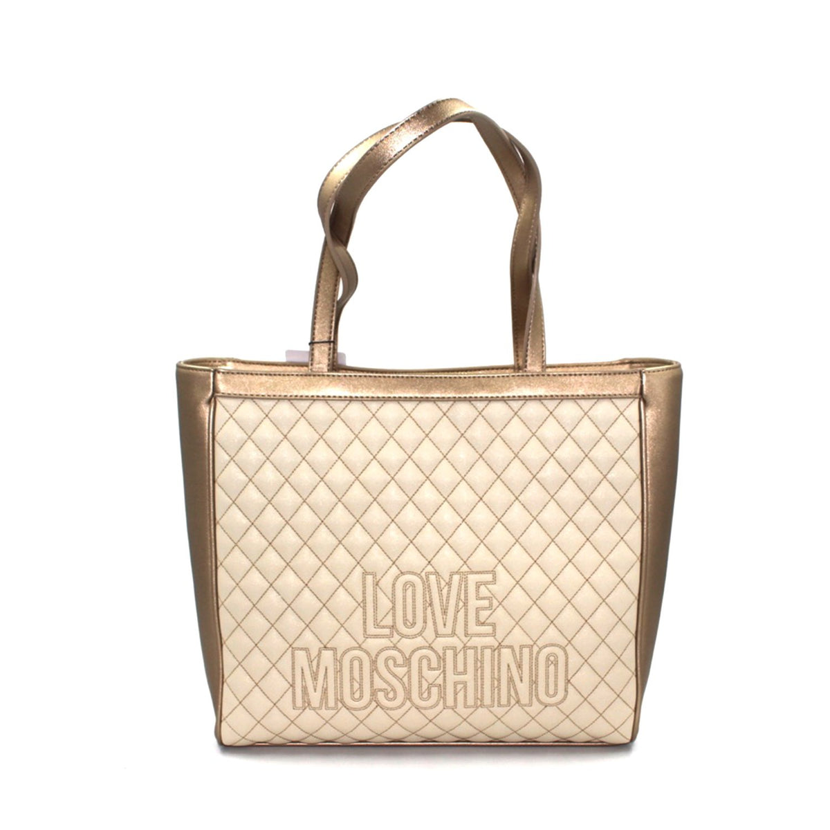 Love Moschino Quilted Handbag - Platino - JC4284PP08KG110A OSZ