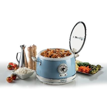Ariete Vintage Multipurpose Rice Cooker/Slow Cooker 2904, Blue