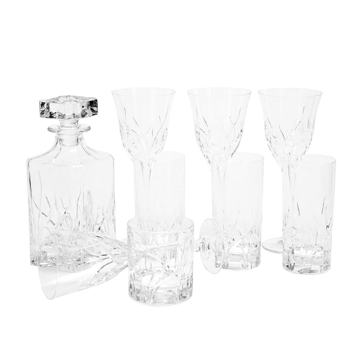 Da Vinci Crystal Zarah 19 Pieces Stem Set - ZARAH-19 - Jashanmal Home
